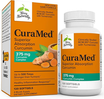Terry Naturally CuraMed 750mg Curcumin Complex - Superior Absorption