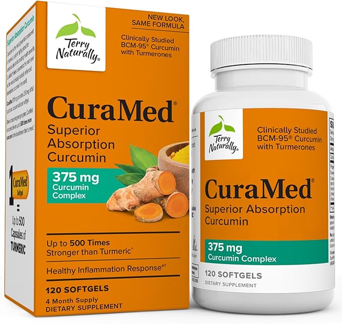 Terry Naturally CuraMed 750mg Curcumin Complex - Superior Absorption