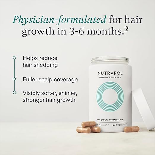 Nutrafol Women's Balance Hair Growth Supplements, 1-Month Supply