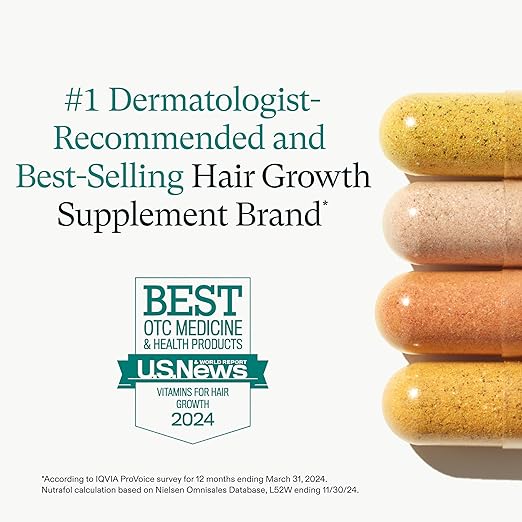 Nutrafol Women's Balance Hair Growth Supplements, 1-Month Supply