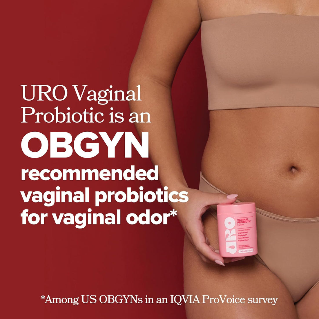 URO Vaginal Probiotics for Women pH Balance, Promote Healthy Vaginal Odor & Vaginal Flora, 60 Count