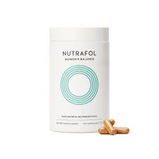 Nutrafol Women's Balance Hair Growth Supplements - Clinically Proven for Thicker Hair & Scalp Coverage, Ages 45+, Dermatologist Recommended, 1-Month Supply