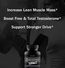 Nugenix Total-T - Free & Total Testosterone Booster, Supports Energy, Strength, and Performance, 90 Count