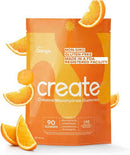 Creatine Monohydrate Gummies for Men & Women – Boost Focus, Strength & Endurance – Anti-Melting Formula – Vegan, Gluten-Free, Non-GMO – 1.5g of Creatine per Gummy – Orange Flavor – 90 Count