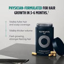 Nutrafol Men's Hair Growth Supplements - Clinically Tested for Thicker Hair & Scalp Coverage, Dermatologist Recommended, 1-Month Supply