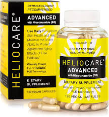 Heliocare Advanced Niacin B3 Supplement - 240mg Fernblock PLE Extract & 500mg Vitamin B3 Niacin