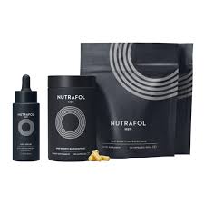 Nutrafol Men's Hair Growth Supplements - Clinically Tested for Thicker Hair & Scalp Coverage, Dermatologist Recommended, 1-Month Supply