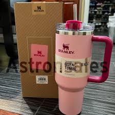 Stanley Quencher H2.0 FlowState 40oz Tumbler - Flamingo Barbie Pink, Includes Original Box