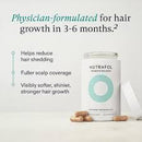 Nutrafol Women's Balance Hair Growth Supplements - Clinically Proven for Thicker Hair & Scalp Coverage, Ages 45+, Dermatologist Recommended, 1-Month Supply