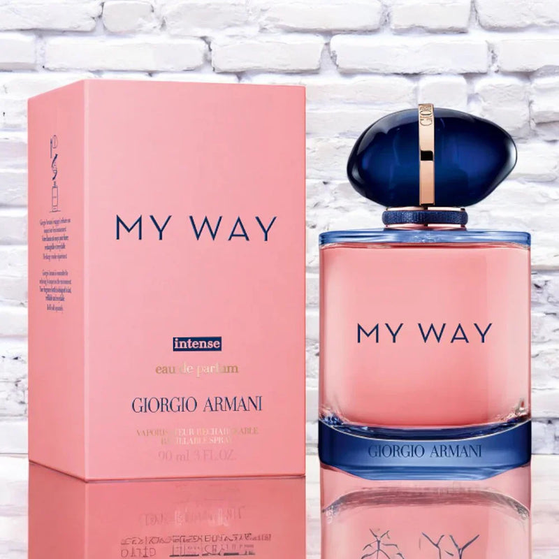 Giorgio Armani My Way Intense Eau de Parfum 3 oz Spray – Refillable, Long-Lasting Luxury Fragrance