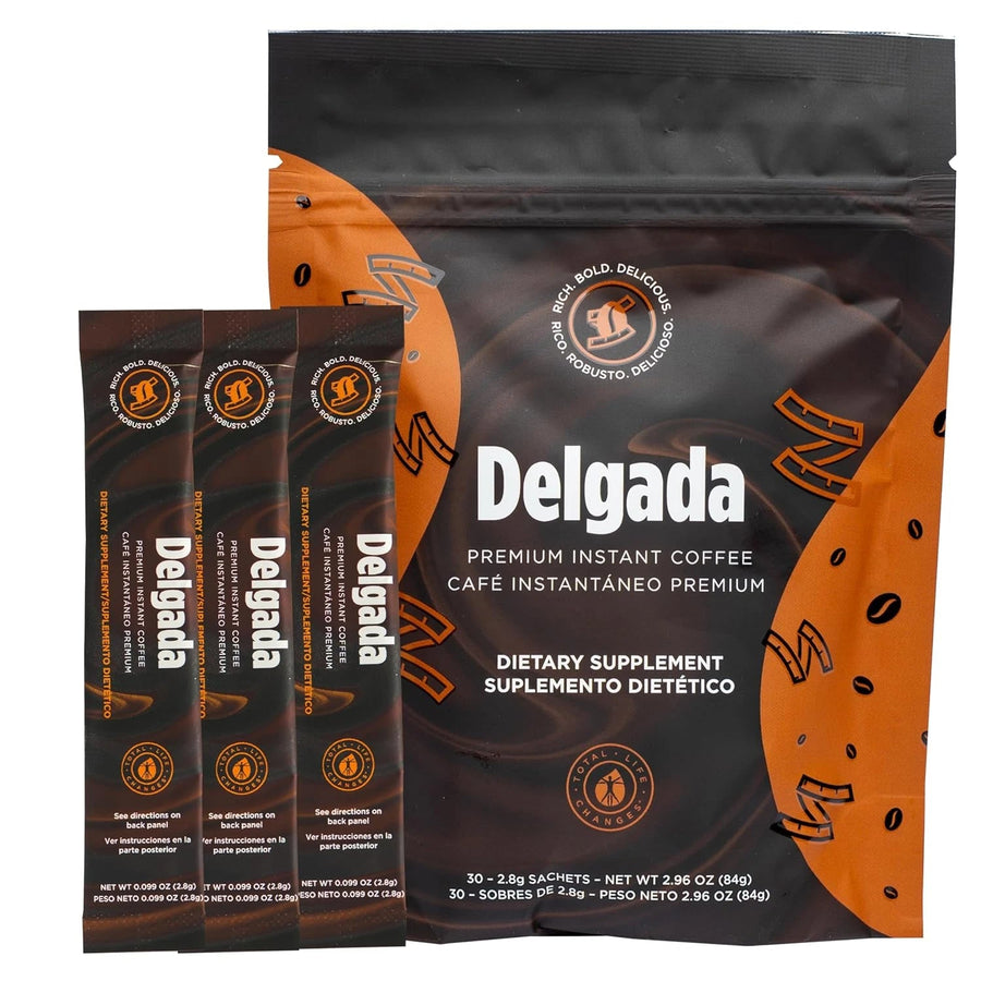 Delgada Premium Instant Coffee – 30 Sachets | Premium Instant Coffee | Free Delivery