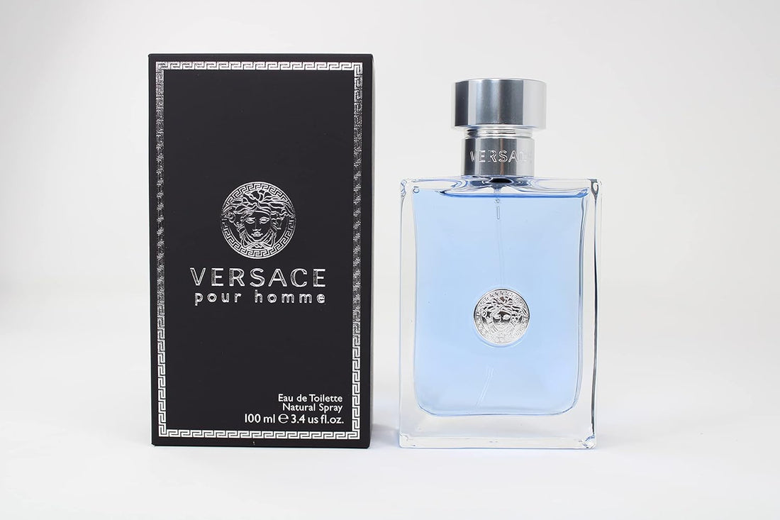 Versace Pour Homme Eau de Toilette 3.4 oz | Authentic Men's Full-Size Cologne Spray